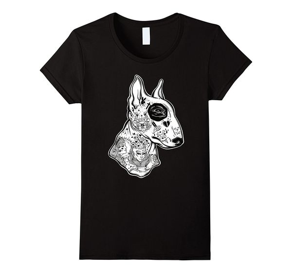 

men's fashion color fashion o-neck casual inked bull terrier tshirt - old school tattoo design your own t shirt harajuku