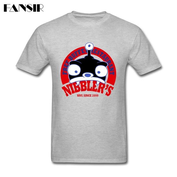 

plain t-shirt male white short sleeve custom cartoon nibbler's buffet restaurant group clothing men tshirt