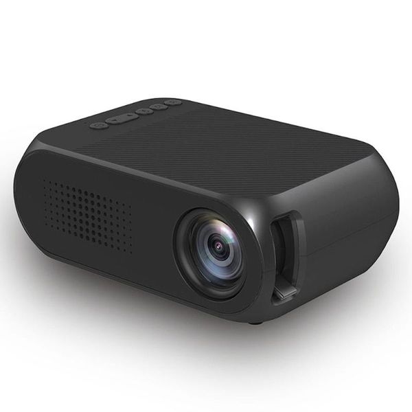 

yg320 mini home micro projector 320*240 600 lumens 4:3 ratio lcd projector support usb tf-card hdmi av input 10-24w 12v/2a input
