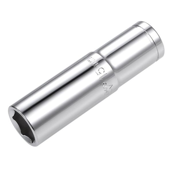 

uxcell 1/2-inch drive 6 point deep socket 15mm metric steel