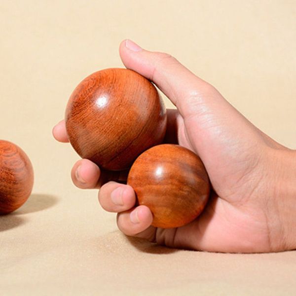 

mini wooden fitness ball massage handball health meditation exercise balls g92f