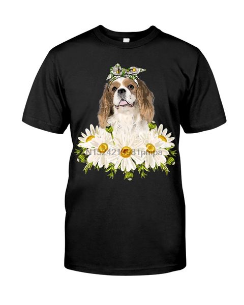 

men t shirt cavalier king charles spaniel daisy flower(10) women tshirts