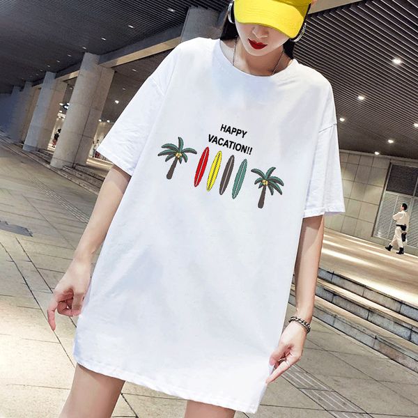 

DIY Dresses Women Summer Fashion Diy Dress Girl Casual Holiday Style Happy Vacation Printed Dress Womens Short Sleeve Clothes