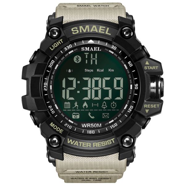

smael simaier wrist watch motion outdoors waterproof more function popular man electronic creative watch, Slivery;brown
