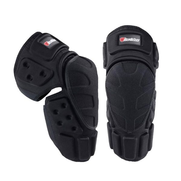 

herobiker moto knee pads black protective motorbike kneepad protective guard