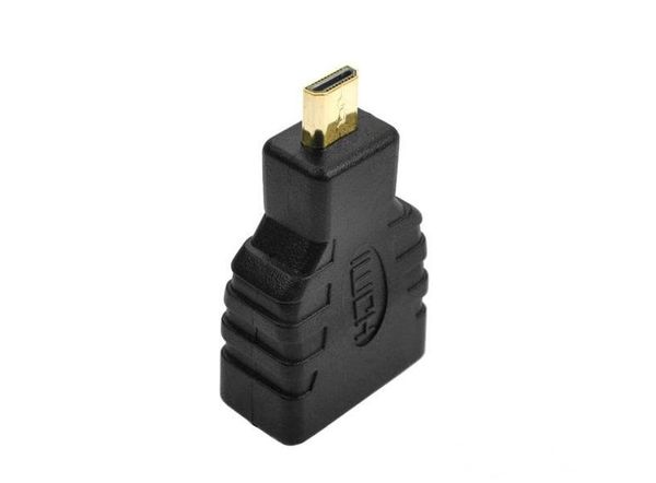 

hdmi female to micro hdmi male f/m converter adapter connector hd tv camera black hdmi male to female converter