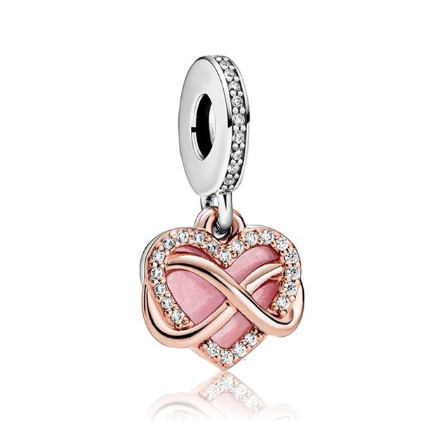 

mother gift adapting original pandora charm bracelet bead jewelry making diy pendant bangle love charm for women, Bronze;silver