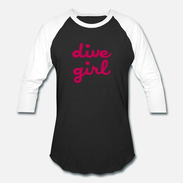 

dive girl diving t shirt men knitted short sleeve size s-3xl clothing famous breathable spring outfit shirt