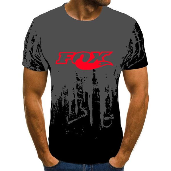 

summer male fox tail new camouflage tight 3d print shirts aesthetic funny anime men clothing