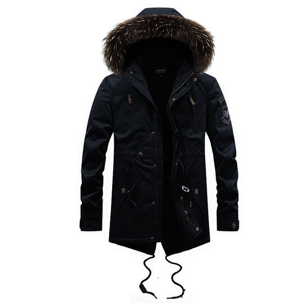 

outdoor jackets&hoodies autumn and winter hooded slim plus fleece jacket male thicken size soft shell hiking mid-length cotton trench, Blue;black