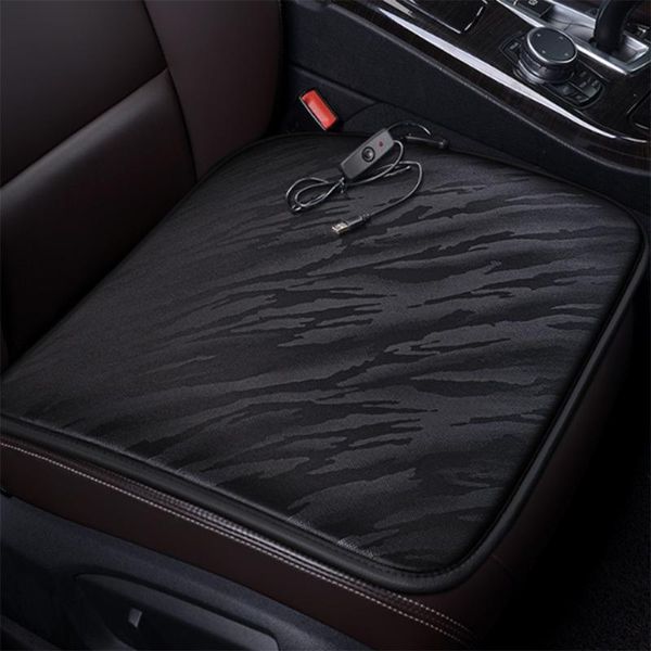 

new arrive car heating seat cushion cover seat heater warmer winter single heating mat office cardriver heated cushion