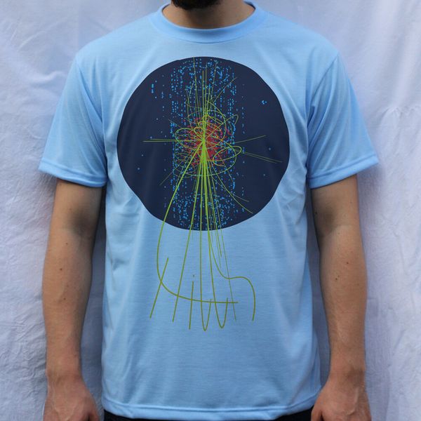 

higgs boson t-shirt higgs field, god particle