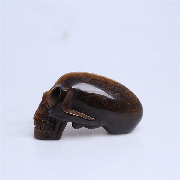 

handcrafted energy carved skull quartz crystal crystal skulls natural healing realistic for figurine tiger-eye skull loveshop01 rhbug