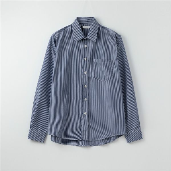 

spring autumn women's shirt european and american style re-engraved striped letter printing urban men's women's youth shirts, White