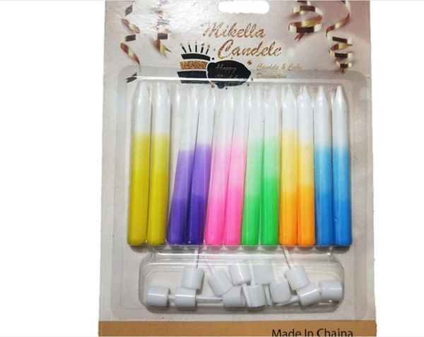 

2020 горячей продажи креативной свечи рождения свечи печатного позолоченный карандаш бездымного торт партия свеча home decor 004