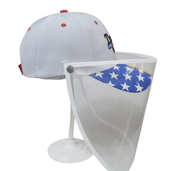 

removable outdoor great make embroidery again mask shield transparent cap 3d masks face protective america baseball hat trump pt2009 wpvhy