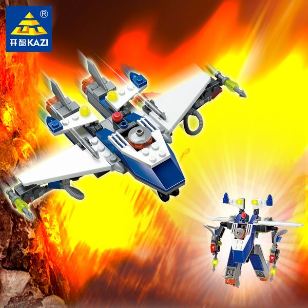 

kid toy 123+pcs the deformation super robot block model toy for child toy kid gift 03