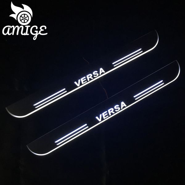 

педаль света led автомобиля подоконник тропинка welcome scuff light для versa sunny 2013 - 2020 дверь перемещения педали фонари