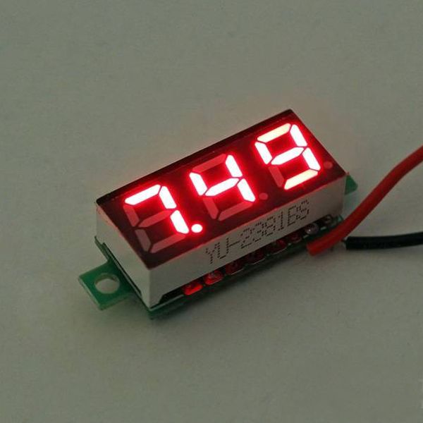 

0.28 inch 2.5v-30v mini digital voltmeter voltage tester meter
