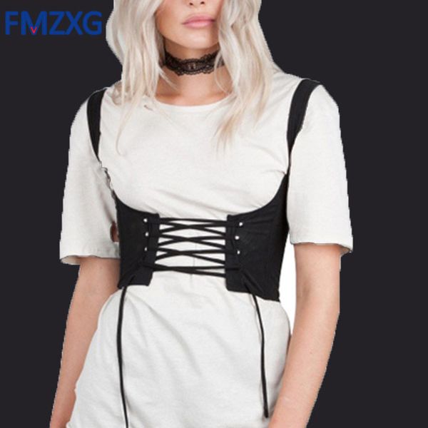 

black bow fold cummerbunds female woman denim belt zipper jeans vests wide women belts punk rivet fashion dress waistbands lady, Black;white