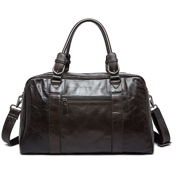 

genuine cow leather tour bag 9048 layer cow leather large capacity tour handbag oem available