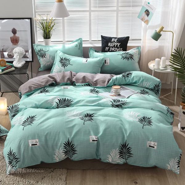 

bedding sets set soft comfortable bed linens 3/4pcs duvet cover pastoral sheet super king  full twin size