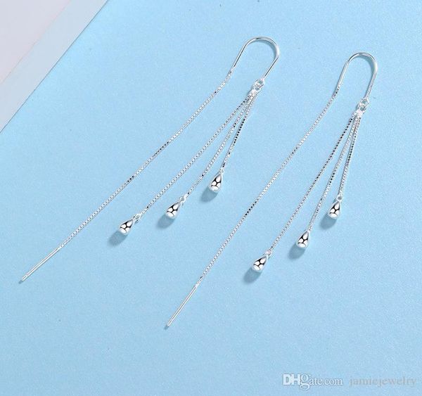 

designer earrings fashion stud tassel long suitable for social gathering party charm ear jewelry 925 silver ohrringe drop shape002