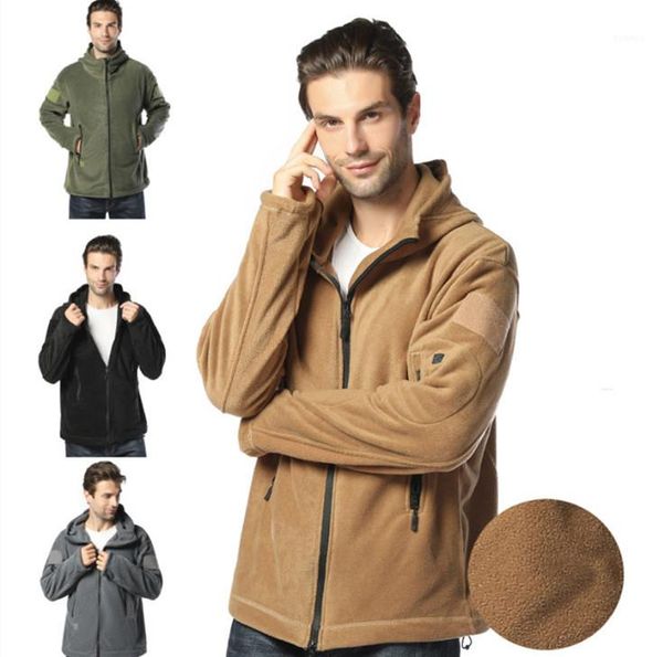 

designer jacket casual warm fleece hooded windbreaker jacket autumn an winter mens casual coats plus size mens, Black;brown