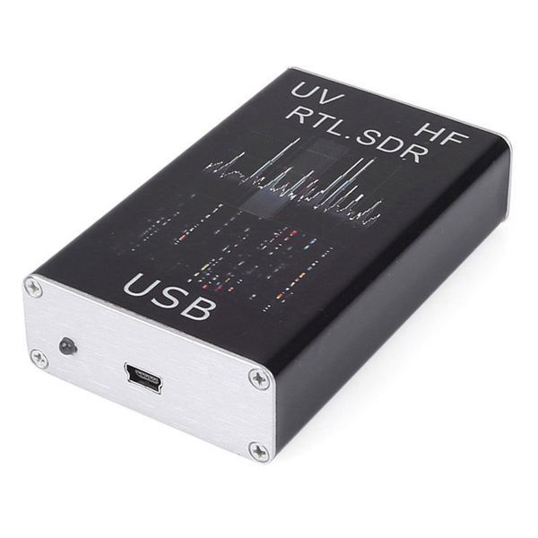 

горячий!! 100khz-1.7ghz full band u / v hf rtl-sdr usb тюнер приемник / r820t + 8232 radio сша