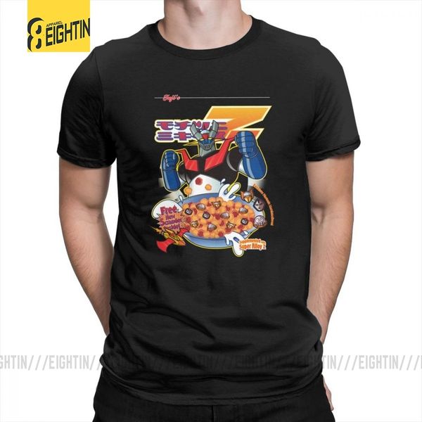

mazinger z deliciouz t-shirts men tee shirt crew neck purified cotton comfortable t shirt vintage style short-sleeve comic plus