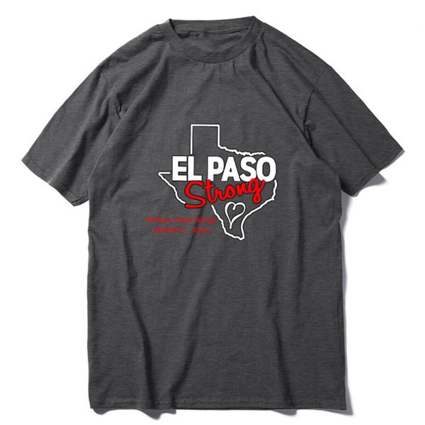 

heart shaped support el paso texas strong aug3 flag american pride t-shirt
