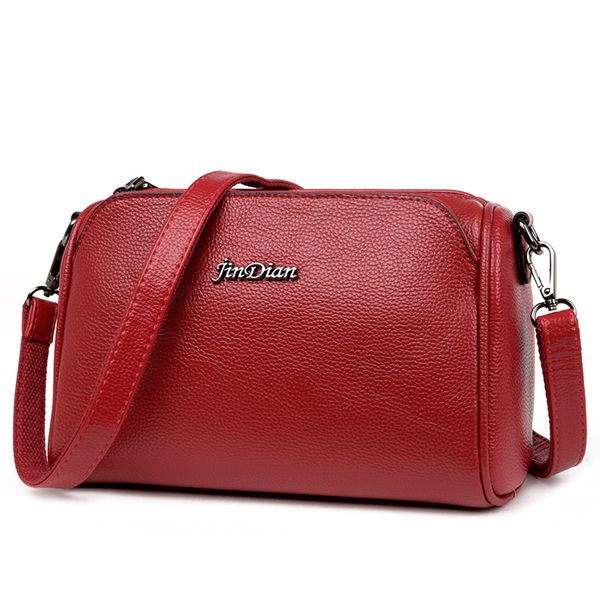 

2020 мягкая crossbody сумки для женщин pu кожаные сумки конструктора женщин мешки плеча высокого качества твердого коммуникатор