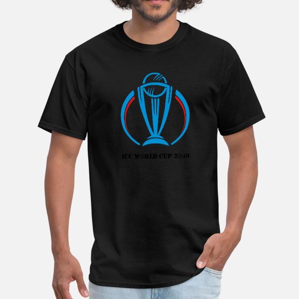 

icc world cup 2019 logo t shirt men printed tee shirt o-neck cool loose building spring autumn pictures shirt
