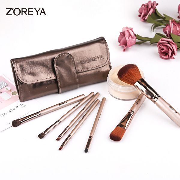 

makeup brushes 7pcs set kit powder eye shadow foundation blush blending beauty women lip cosmetic make up brush