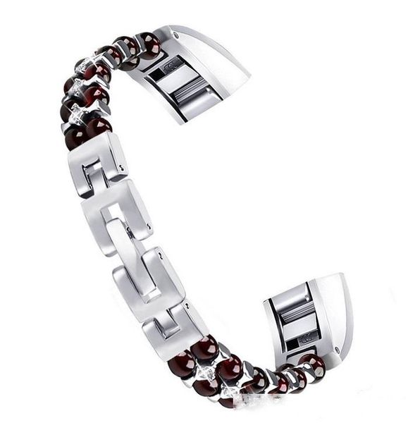 

fitbit alta bands,men women big small stainless metal bands with pomegranate adjustable jewelry strap bracelet for fitbit alta/alta hr