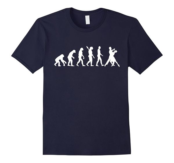 

2019 print t shirt mens short sleeve tee shirt evolution foxtrot dancing t-shirt cotton t-shirt