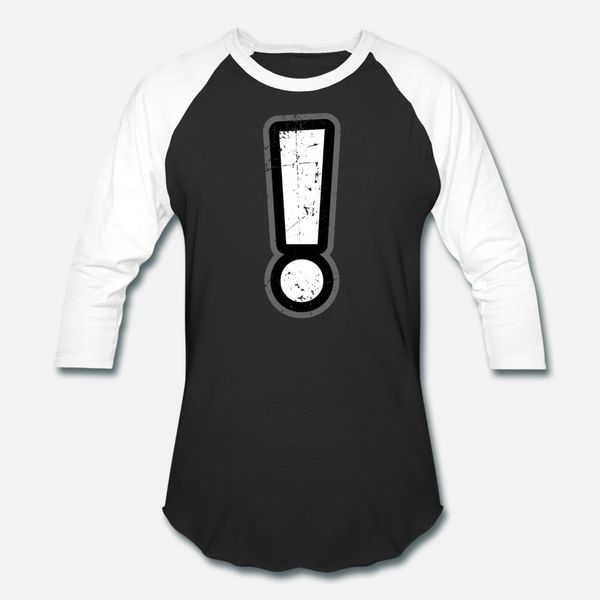 

exclamation mark icon gift t shirt men customize cotton size s-3xl novelty gift comical summer style standard shirt
