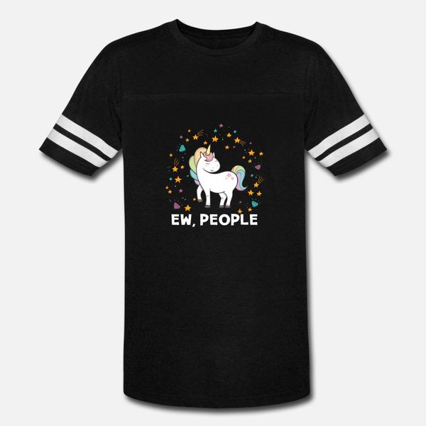 

еы люди саркастических cute unicorn красочных звезды тенниски мужчин вязаный 100% хлопок вокруг шеи письмо sunlight нового стиля лето новизн