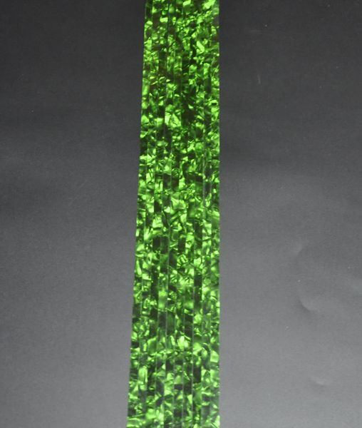 

10pcs luthier purfling binding marquetry inlay guitar builder celluloid strip pearl green