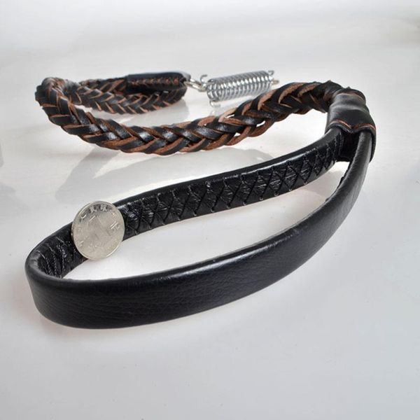 

pet dog products cowhide medium and large dogs leashes suit goods