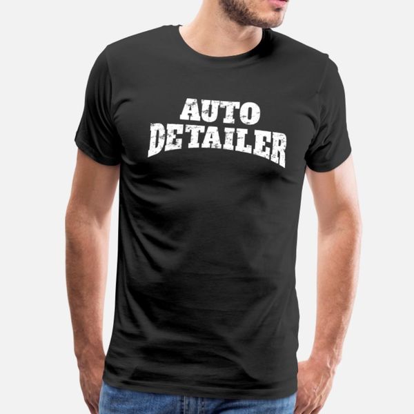 

auto detailer | car detailing t shirt men printing 100% cotton round collar fitness comical spring natural shirt