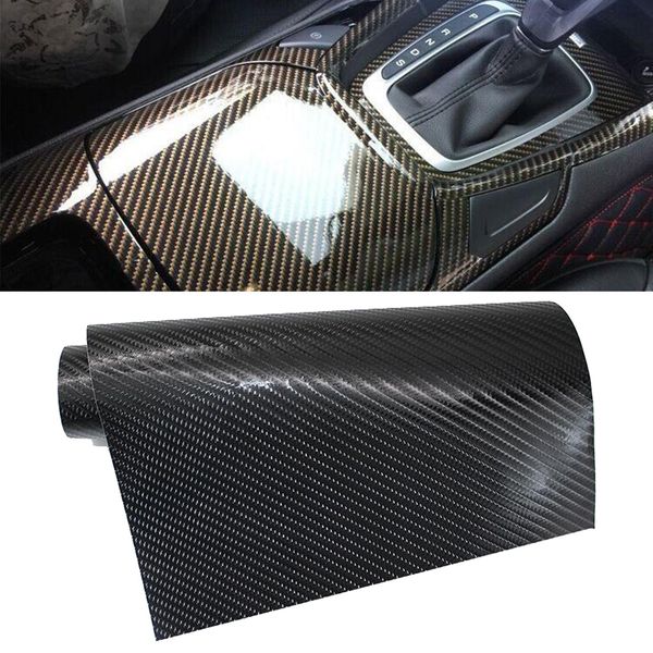 

black carbon fiber film vinyl sheet roll wrap -30x150cm/11.8x59.1 inch