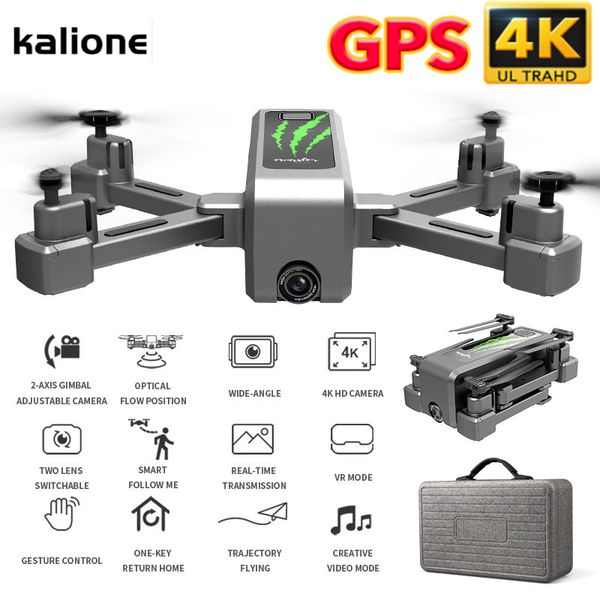 

drones 2021 gps drone 4k hd zoom camera 5g wifi fpv esc flight gesture po rc quadcopter vs sg907 x35 f11