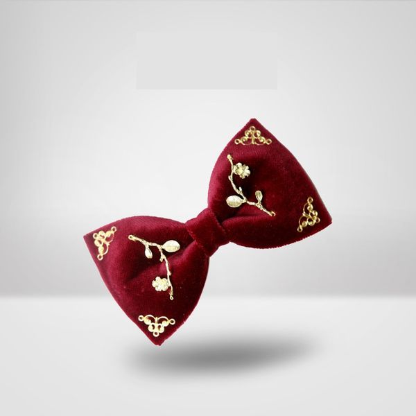 

2020 men bow tie handmade bird floral velvet metal bowties butterfly chinese style wedding bow ties for men gift, Black;gray