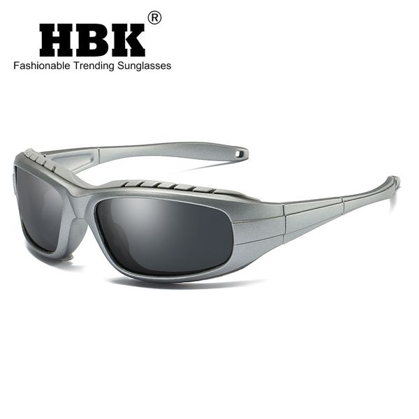 

hbk brand design sports sunglasses polarized men ultralight sun glasses frame for women goggles lentes de sol hombre, White;black
