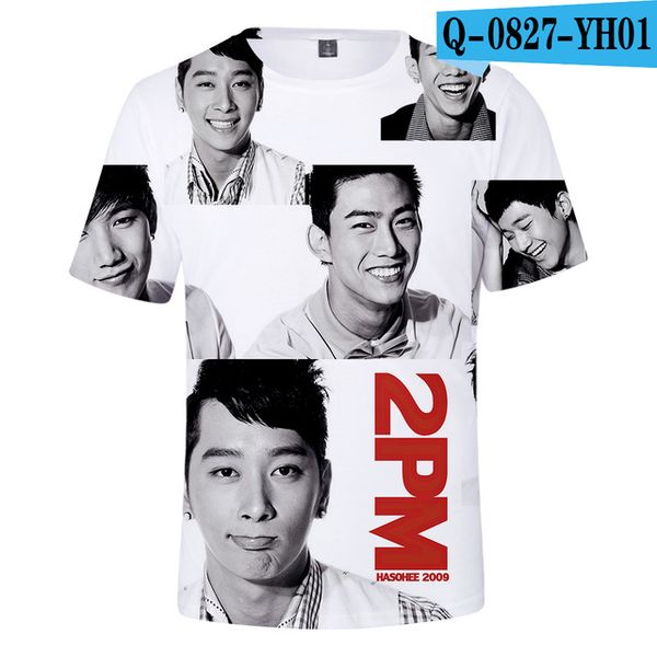 

kpop 2pm brand 3d print shirts hippie aesthetic kawaii men clothing