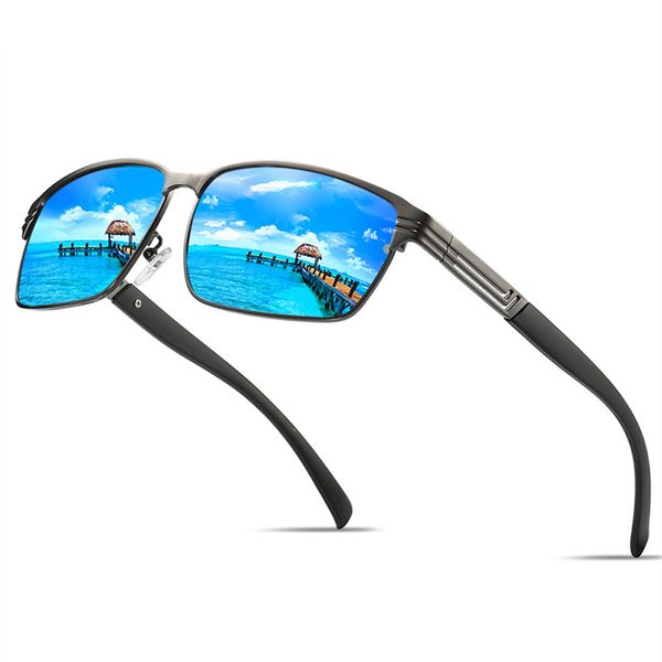 

brand designer polarized oculos men women sunglasses square uv400 protect sun glasses male driving eyewear vintage sunglasses, White;black