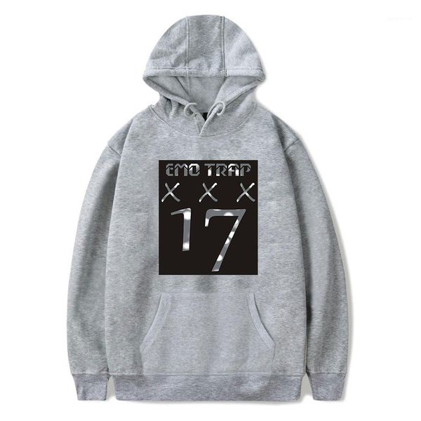 

hooded sweatshirts long sleeved pullovers xxxtentaction souvenir hoodie 17 mens clothing, Black
