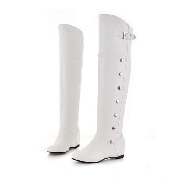 

2020 new leather high boots fashion pointed toe women's boots soft and comfortable over the knee lightweight women's, Black