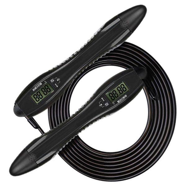 

jump ropes counting weighted rope digital counter for indoor/outdoor fitness training boxing adjustable calorie skipping workout
